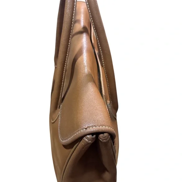 Longchamp Roseau Box Leather Cognac Tote - Picture 5 of 13